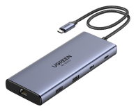 UGREEN Hub USB-C 10w1 CM639 2x HDMI 2x USB RJ45 SD/TF PD 100W - 1488884 - zdjęcie 1